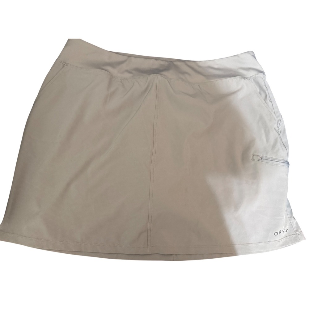 Orvis XL Skort Athletic Activewear Golf Tennis Outdoor Performance Skirt